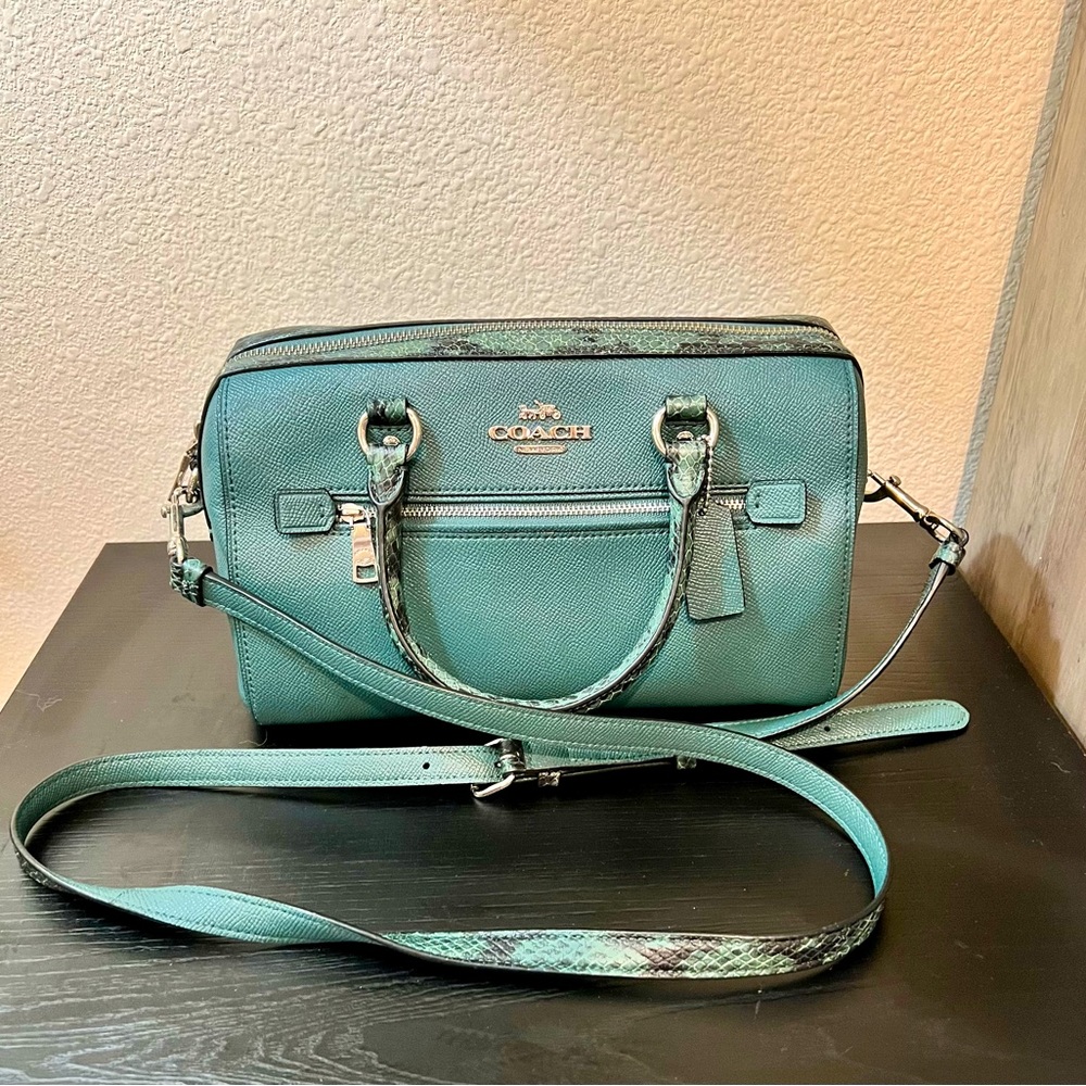 Coach Small-medium Crossbody/Satchel in Teal